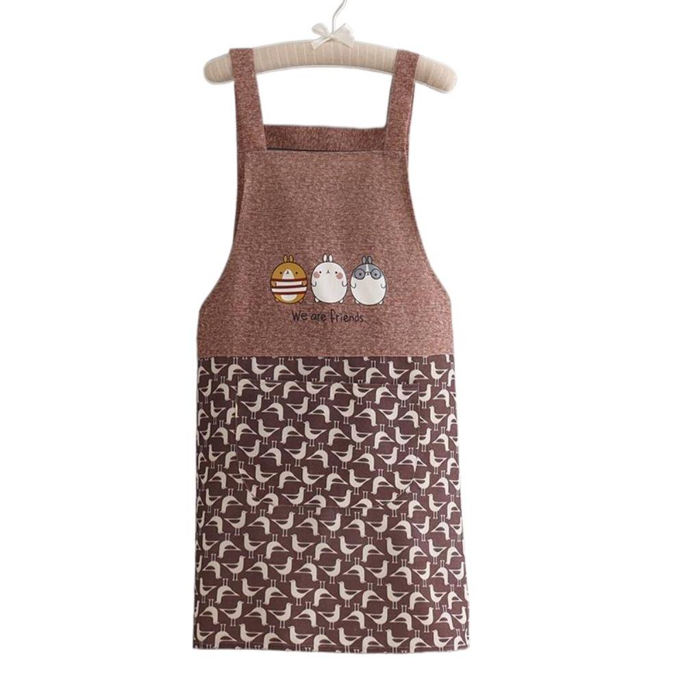 Fashion Canvas Apron Delicate Cooking Apron Durable Kitchen Apron  Men кофейный