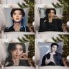 Lee Jong Suk Kissenbezug Büro Sofa Schlafsaal Stuhl Rücken Kurzplüsch Doppelseitiger Druck Heimkissenbezug
