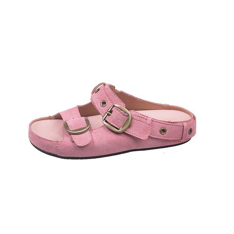 Platform sandals for women, soft soles for summer wear, new models in summer 2025 with slippers, ugly and cute Roman beach shoes