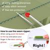 3-in-1 Automatic Needle Threader Seam Ripper with Magnetic Needle Storage Box Quick Sewing Kit DIY Clothing Quilting Supplies