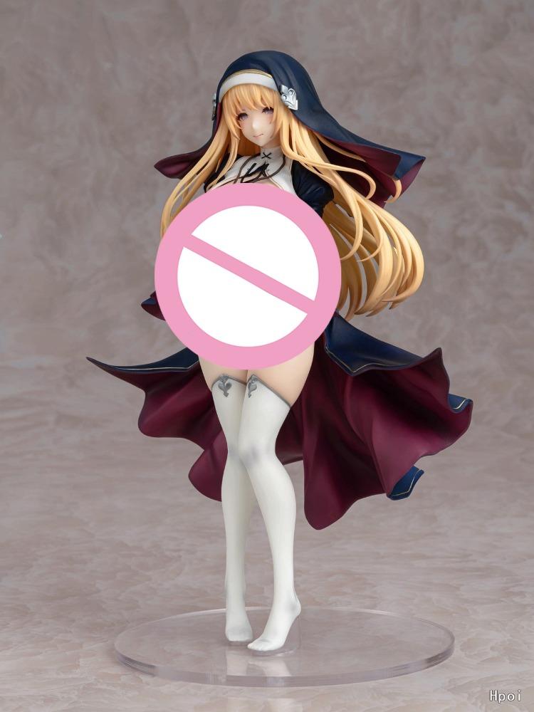 Maxcute Anime Sexy Figures Nun Charlotte 1/6 Ver. PVC Action Figure 18 ± for Adult Collection Gift Model Toys 26CM