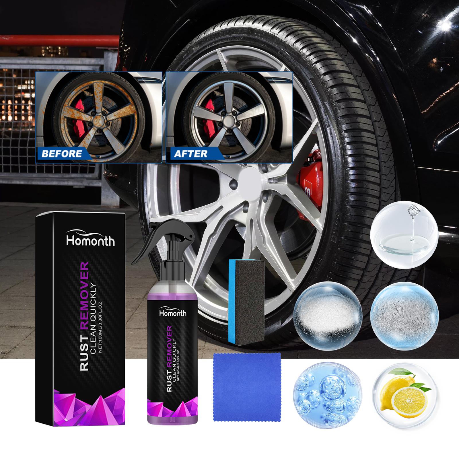 

Paint Rust Inhibitor Paint Quickly Rust Remover Derusting Spray Metal Iron Prowder Stain Removal Agent Car Wheel Hub Care 100ml