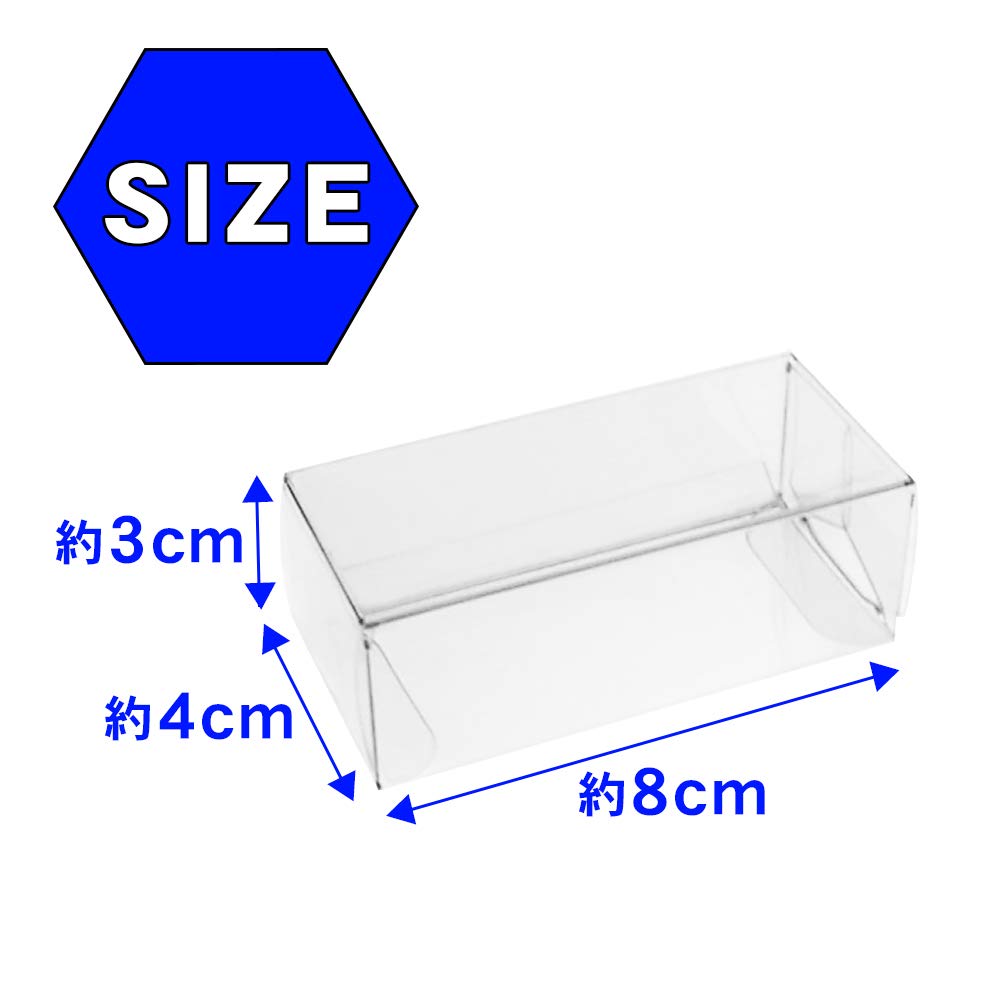 AINetJP Tomica Mini Car Storage Large Display and Clear Case, Capacity, Collection, Transparent, (60 Count)