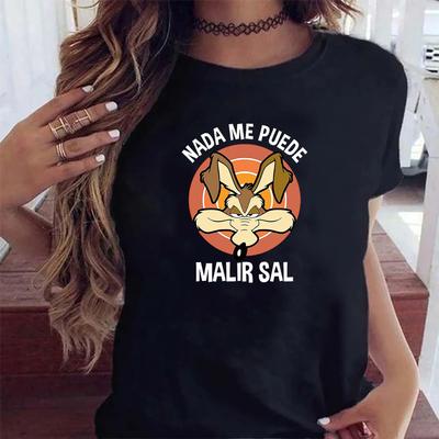 Tricou Unisex Amuzant Wile E Coyote Unisex Femei Desene Animate Casual Tricou Grafic Mărime UE Topuri Streetwear Y2k Tricou Hip Hop Haine Gotice
