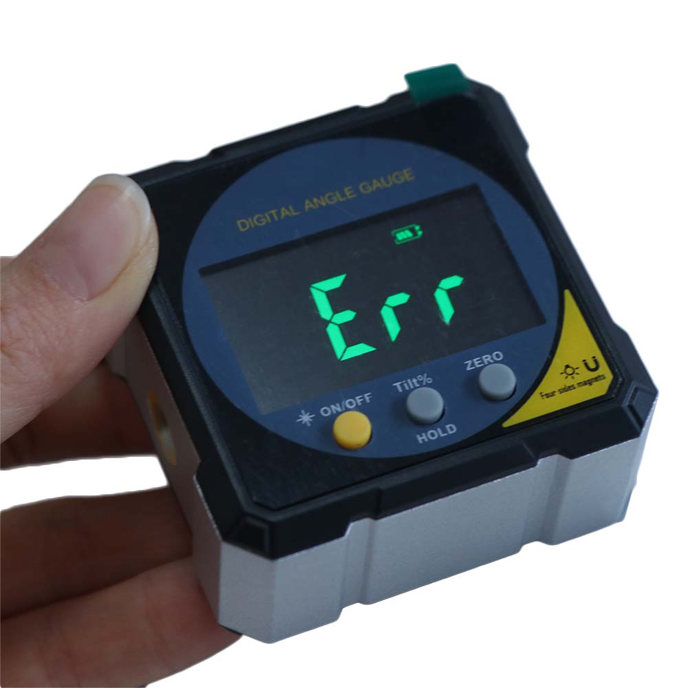 Magnet Tilt Digital Protractor Rechargeable Level Angle Goniometer Inclinometer Woodworking