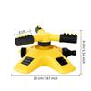 360° Auto-Rotating Lawn Irrigation Sprinkler Three-way Plastic Yard Coverage Sprayer Water-Saving Plant Watering Sprayer
