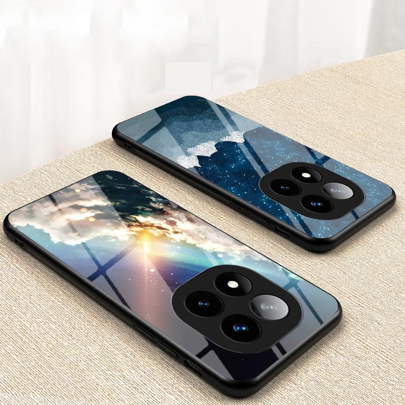 Für Xiaomi Redmi Note 14 Pro Plus 14 Pro 14 Sternenhimmel Muster Glas Handyhülle
