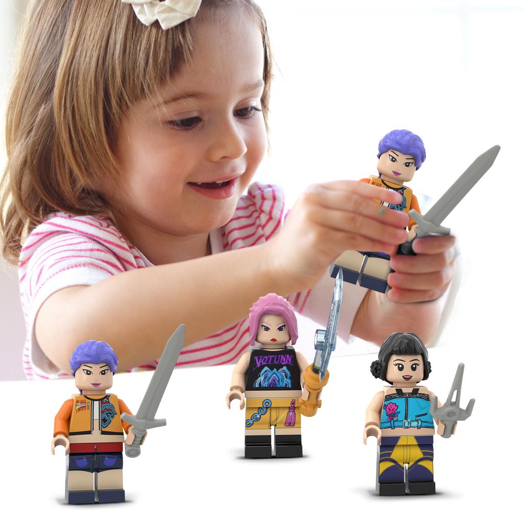 Building Cartoon Model Small Particles Building Block Toys