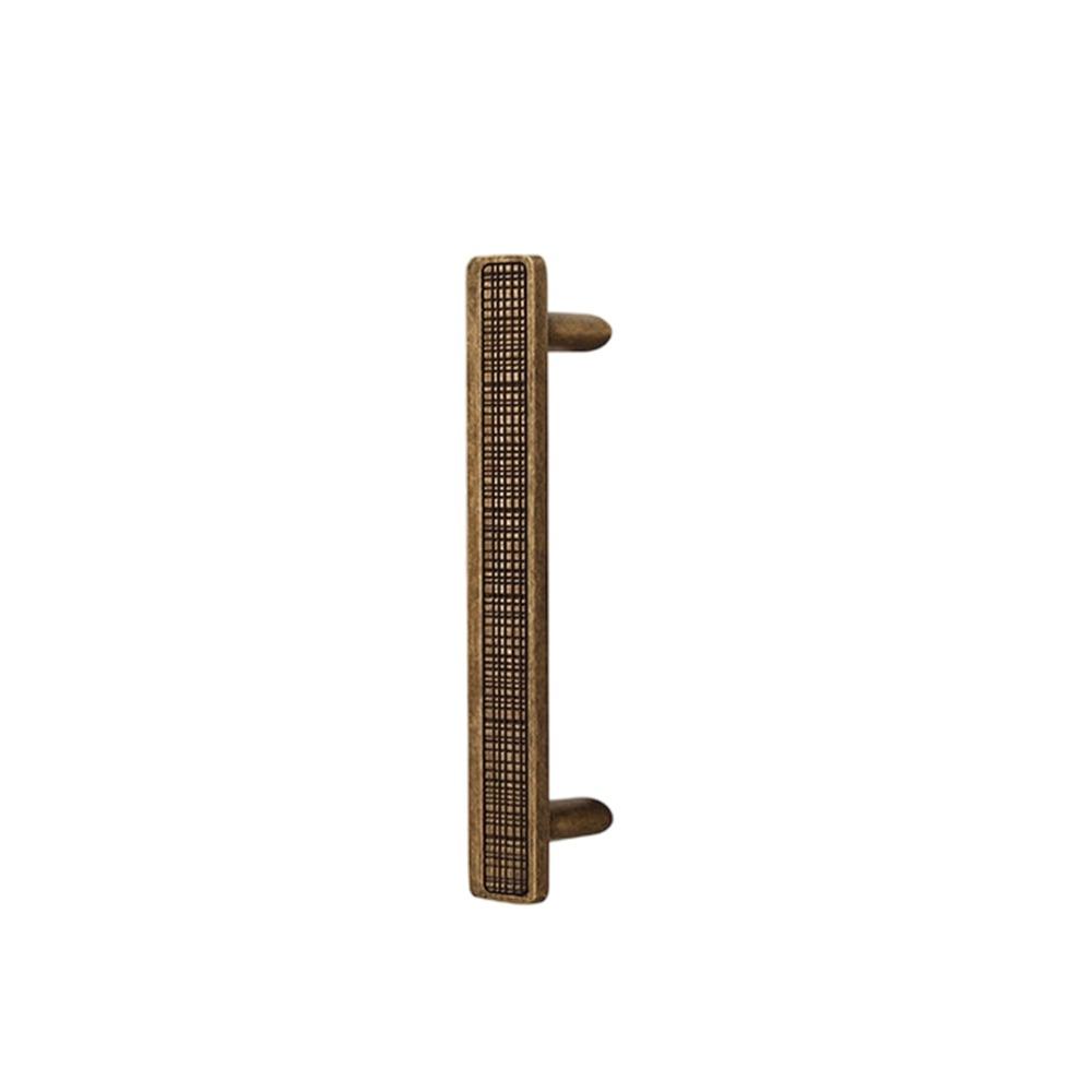 1Pcs Durable T Bar Drawer Knob Vintage Grid texture Cabinet Handle Multi-size Cabinet Door Pull Cupboard