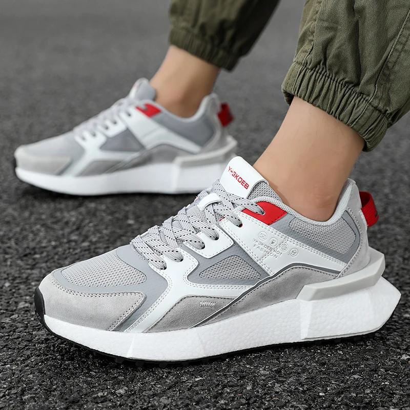 Pánské boty Tenisky Pánské tenisky Luxusní boty Pánské ležérní Trenér Závody Prodyšné módní povaleče na běhání Boty pro muže