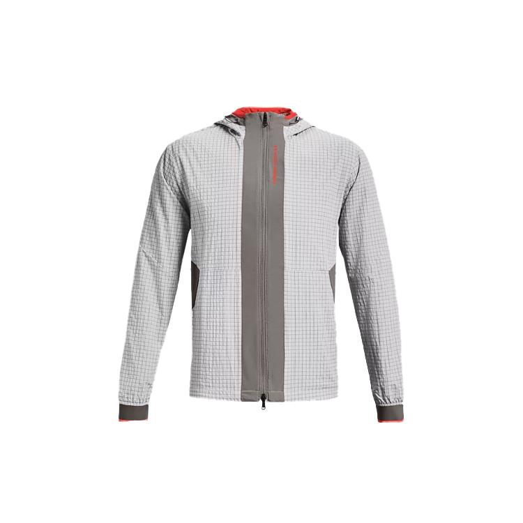 Under Armour RUSH Jacket Men s Gray 1366186-066 S