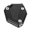 Kickstand Extension Pad Anti Slip Side Stand Support Fit for Yamaha MT 07 FZ 07 TRACER 700 2014 2019(Black )