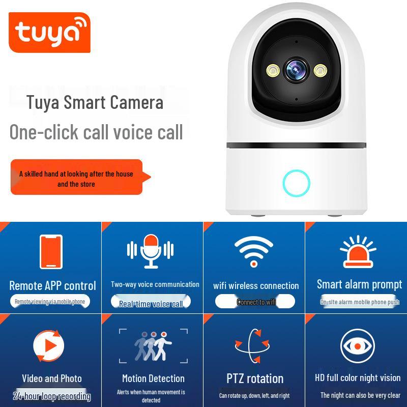 Tuya Smart Home WiFi Baby Monitor Camera - HD Video Calls & Remote Access