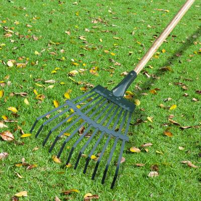 Garden Rake Head Hand Landscape Leaf Replacement for Shrubbery Pine Needle