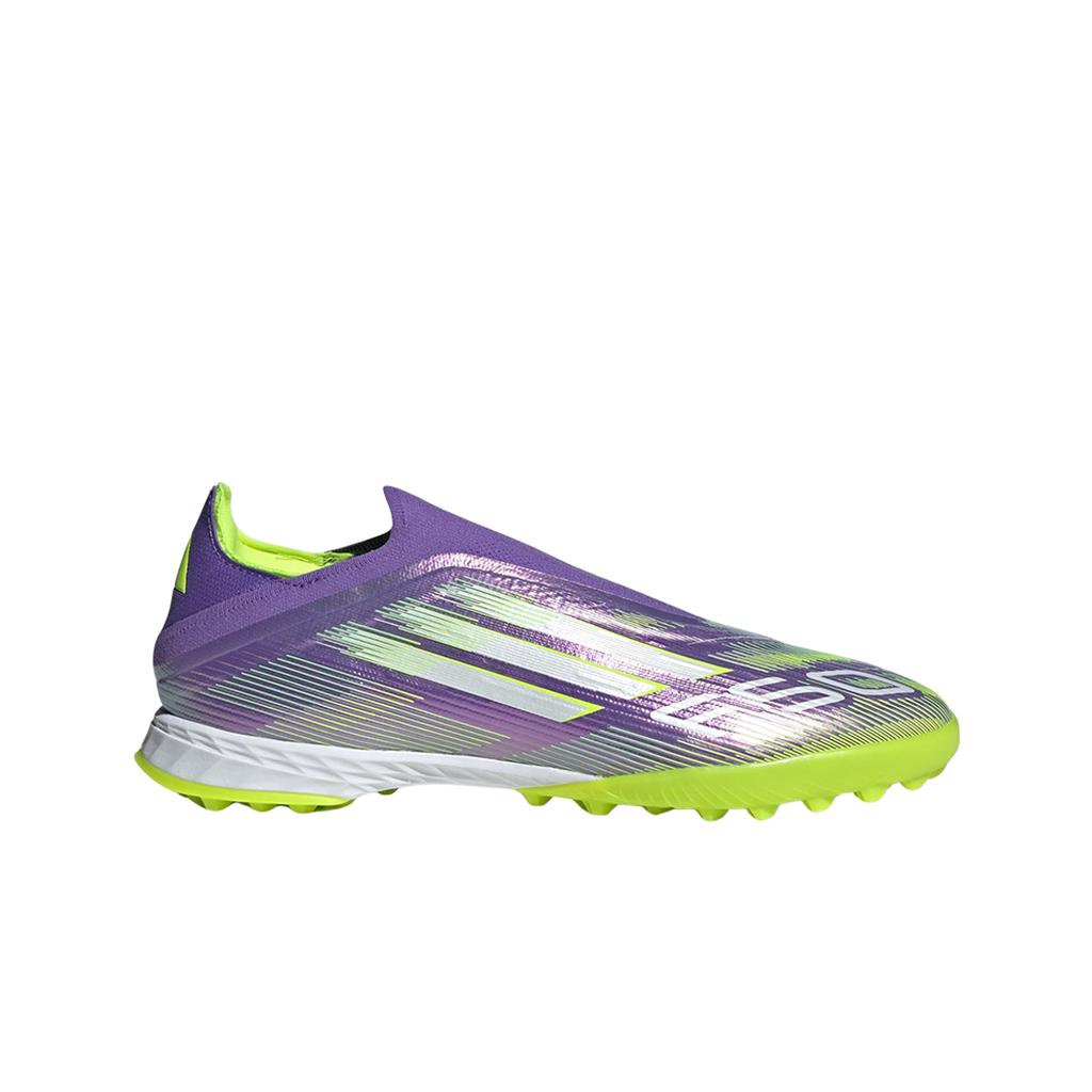 adidas F50 Pro Versatile Comfortable Leather Soccer Shoes Men Soccer Shoes Purple Green JR9330