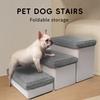 Pet Ladder Foldable Storage Dog Stairs Split Large Capacity Pet Stairs Thickened Baseplate Puppy Ladder