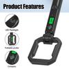 Metal Detector Foldable with LCD Display Sound Vibration Alarm 360 Degree Scanning for Easy Object Finding