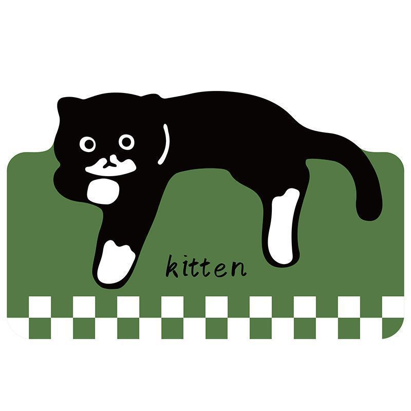 Ins Cute Puppy Soft Diatom Mud Absorbent Non-slip Quick Dry Bathroom Toilet Toilet Door Mat Foot Mat