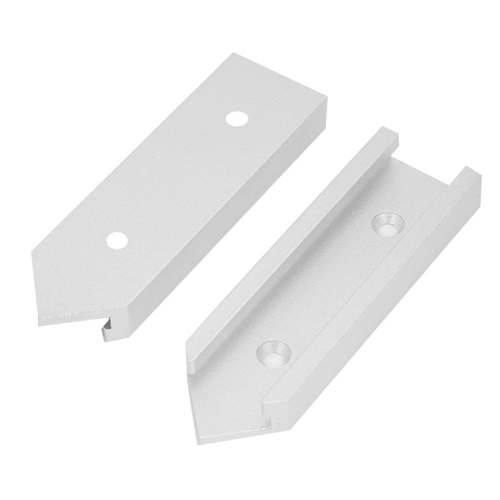 4 Pcs T Track Connector Miter Track Jig Fixture Slot Connector For Router Table