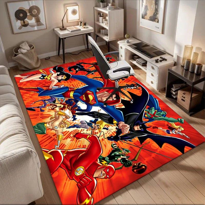 

Justice League Superheroes Action Figures Set of 12 Collectible ToysOffice Mat Home Decor Gift For Halloween & Christmas LC51 60cm by 90cm