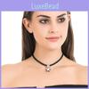 Stylish Black Choker Neckline For Women Featuring Star Pendant In Minimalist Design