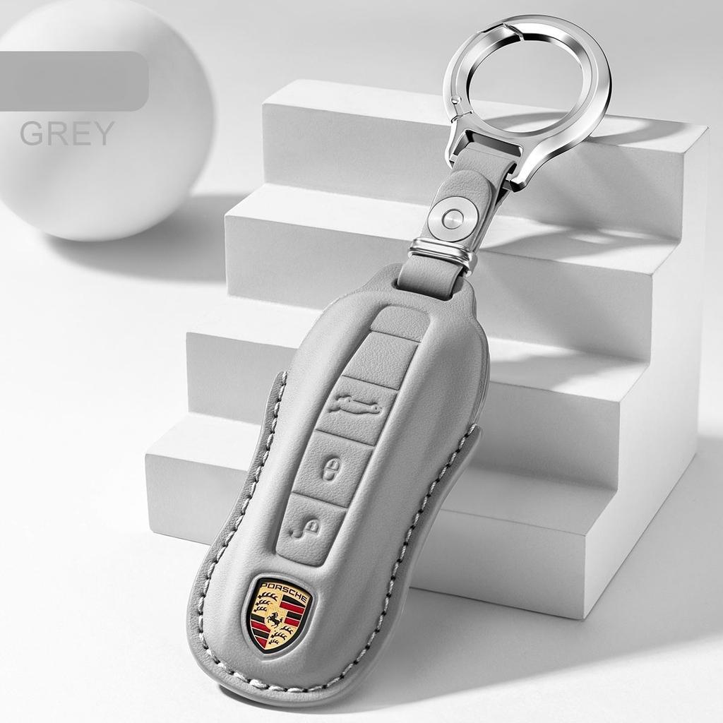 For Porsche Key Case Vintage Case Cayenne Macan911 Paramela Buckle 718Taycan