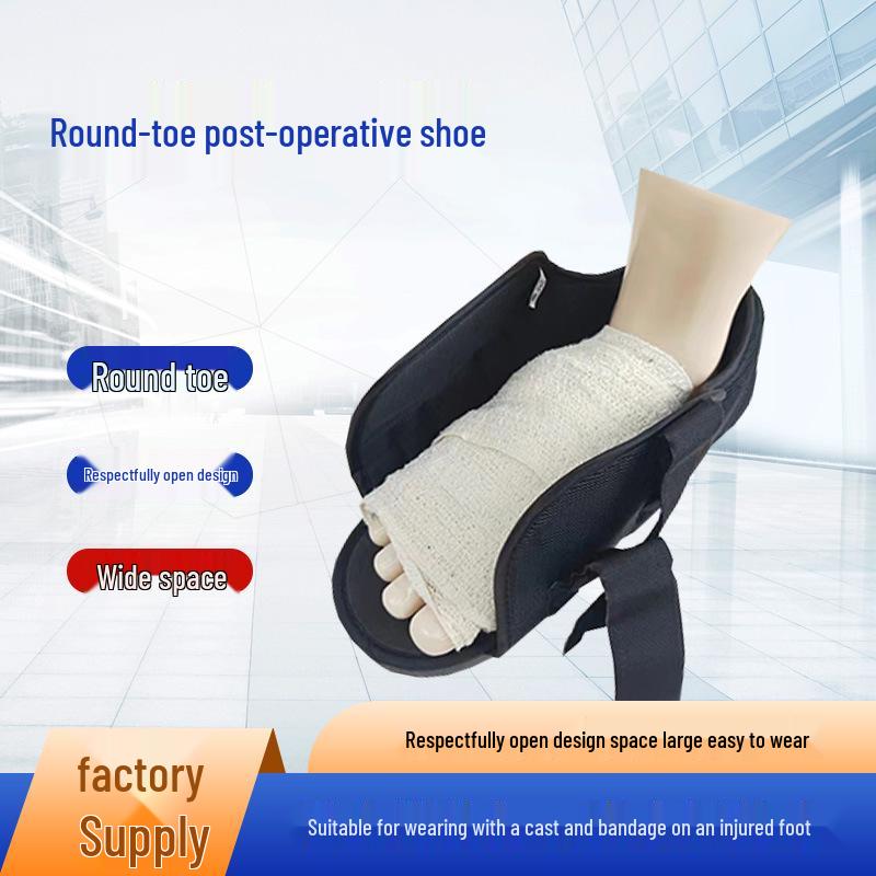 Erholungsschuhe mit harter Sohle für Fußfrakturen, Hallux-Valgus-Operationen und Mittelfußunterstützung