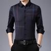 New One Piece Spring and Autumn New Men's Business Casual Long-sleeved Shirt Youth Shirt