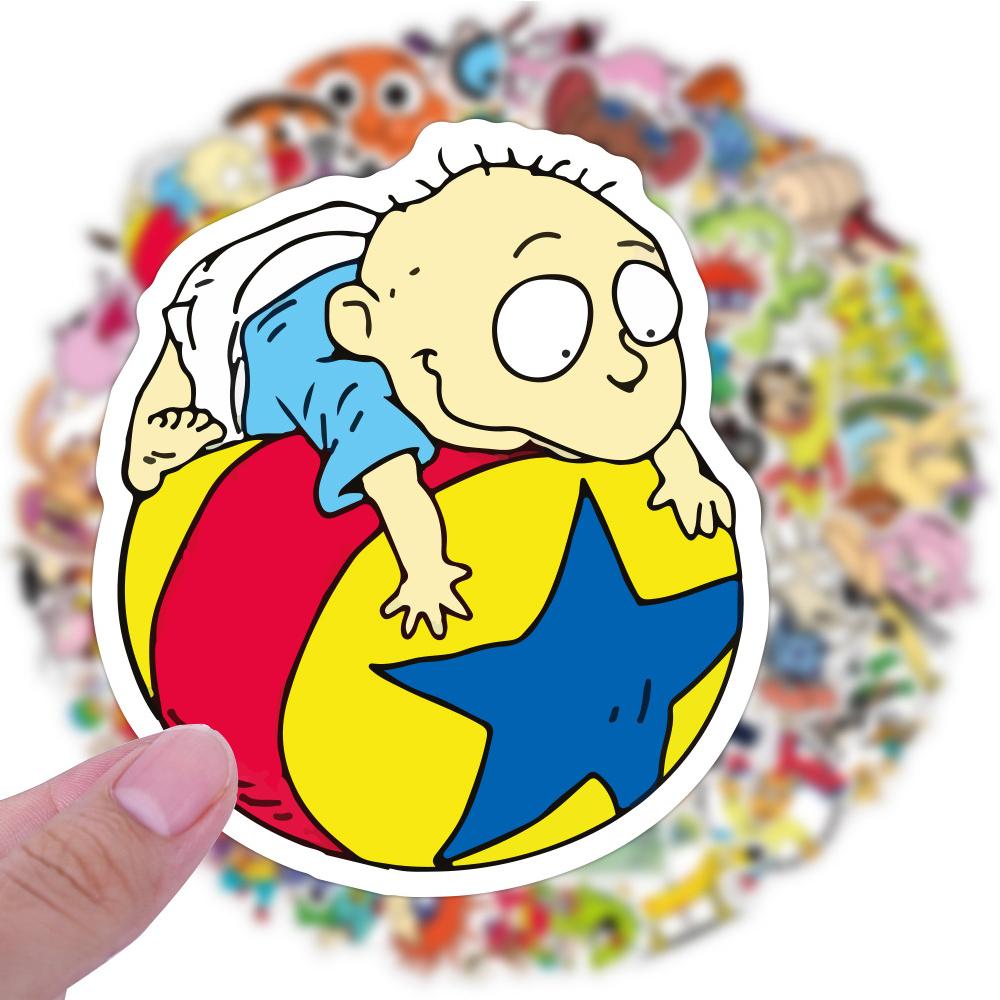 90s Cartoon Stickers Fun and Cute Stickers for Laptop Bumper Skateboard Computer