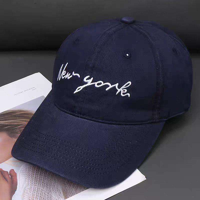 Embroidered letter baseball cap, unisex, suitable for spring and summer, versatile, and provides sun protection