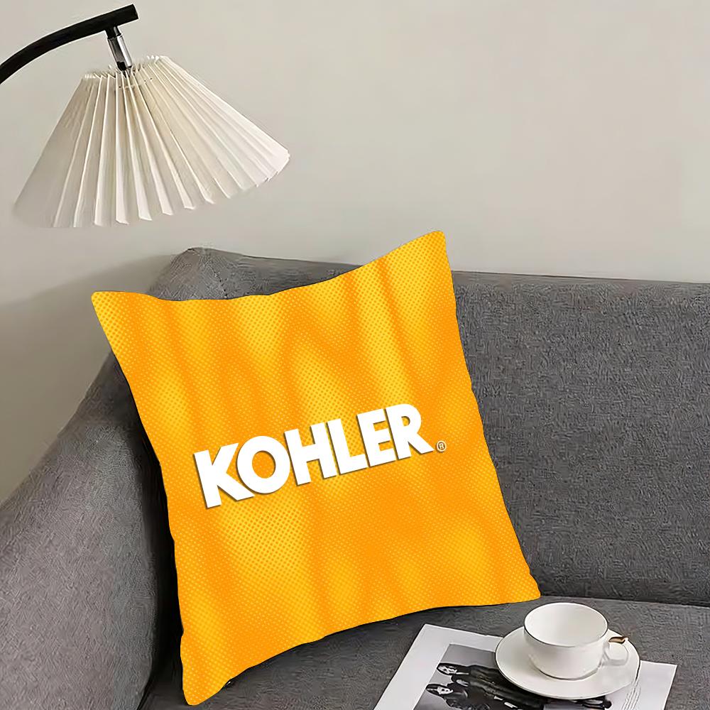 Kohler Cushion Cover Reversible Plush Pillow Cover – For car, sofa, bedroom, perfect as a gift.