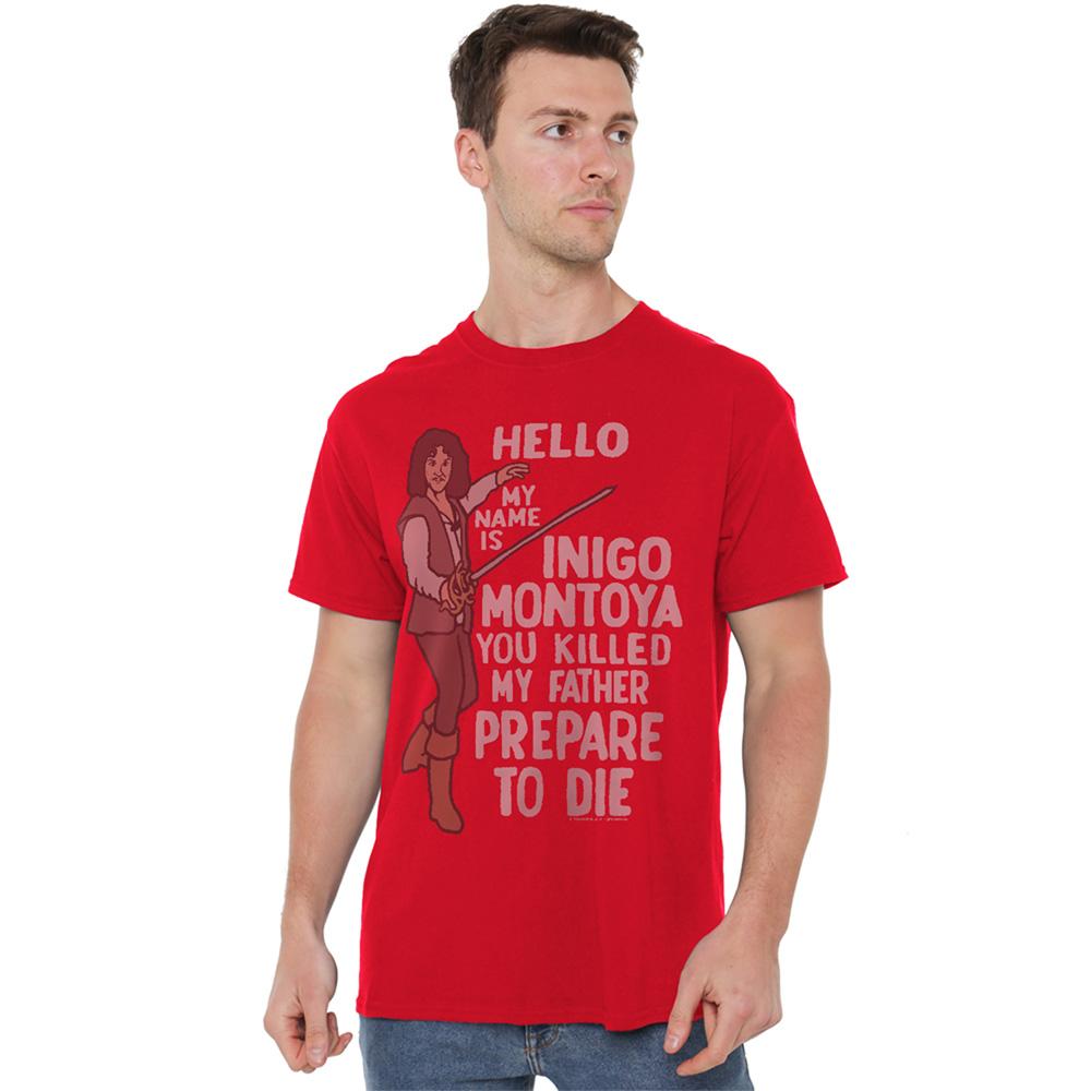 The Princess Bride Unisex Adult Hello My Name Is T-Shirt