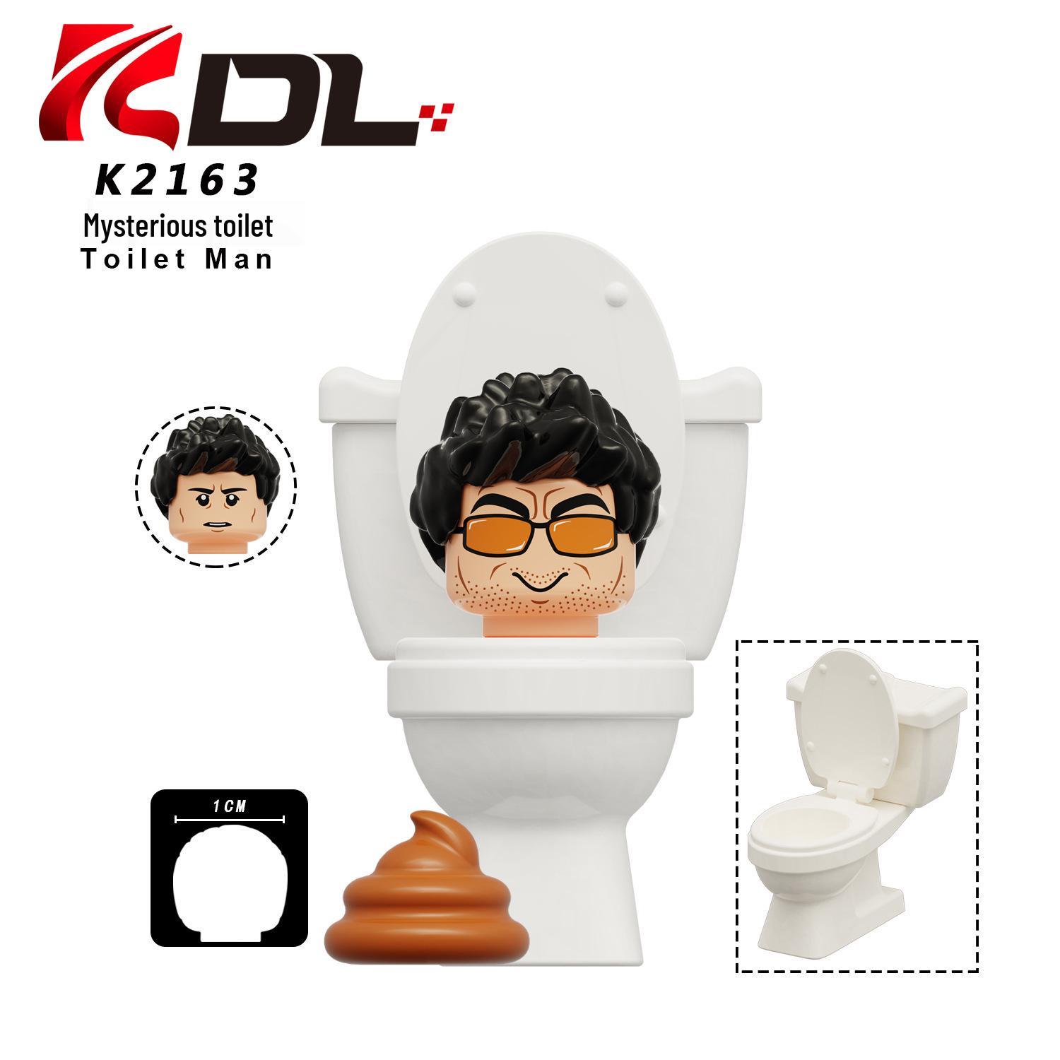 KDL821 Toilet Titan TV Sound System Minifigure Building Blocks Toy Set
