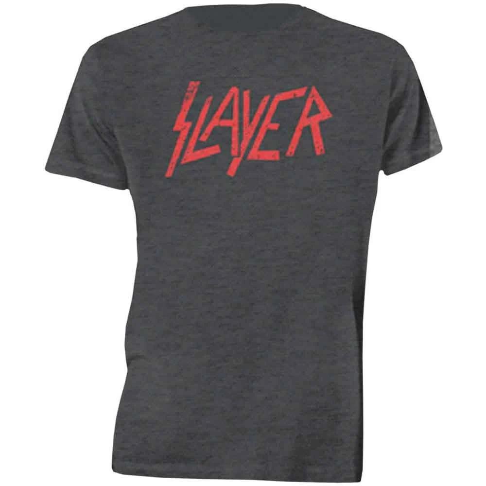 Slayer Distressed Official Logo Mens Unisex T-Shirt L