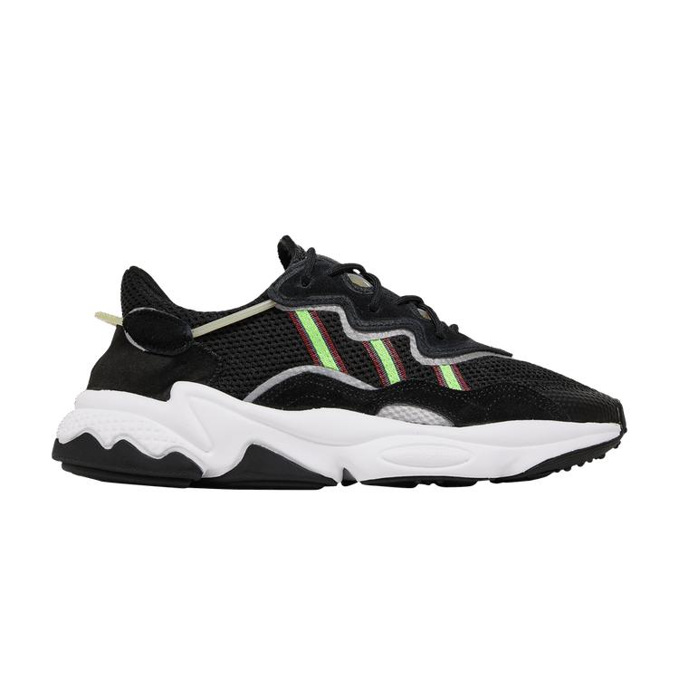 adidas Ozweego Black Solar Green (Women s) 36.5