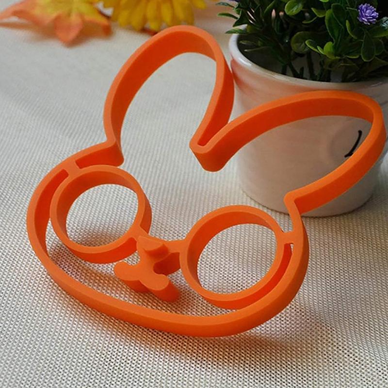 

1Pcs Rabbit Silicone Egg Fryer Cute Cartoon Egg Fryer Kitchen Silicone Mold Egg Fryer Baking Tool Egg Fired Material And Durable