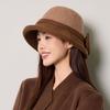 Fisherman Hat Women's Autumn Winter Wool Stitching Warm Hat