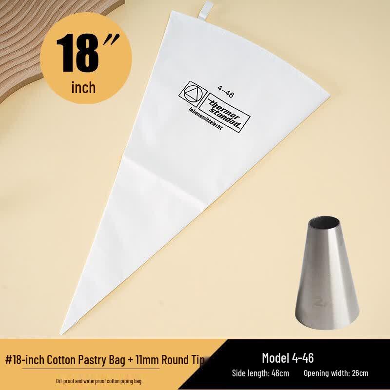 Food-Grade Reusable Cotton Piping Bag