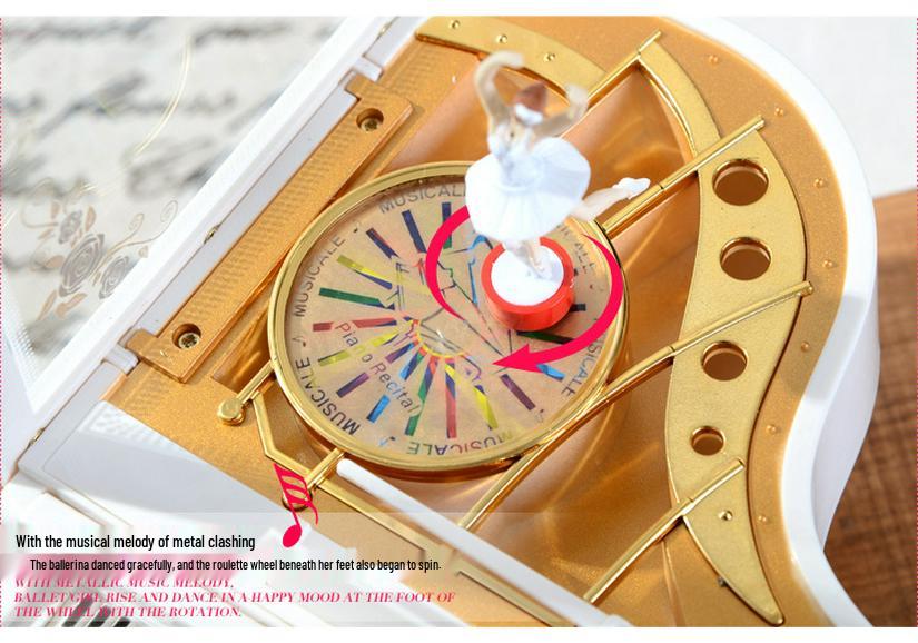 Rotating Ballet Girl Music Box - Ideal Birthday & Children's Day Gift for Girls