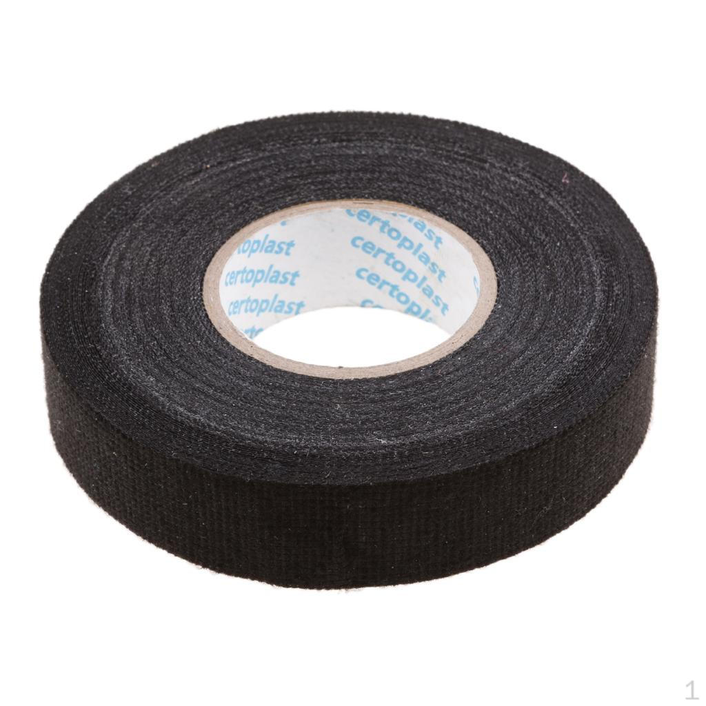 Automotive Car Cable Looms Harness Wiring Tape Fleece Cloth Black