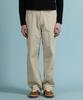 Panicalle Light Beige Wide Stitch Denim Pants (Type B)