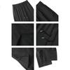 IZEXX Quick-Dry Curved Knife Casual Pants for Men, Spring And Summer Straight-Leg Paratrooper Cargo Pants, Height-Enhancing Comfortable BZ25 Black M