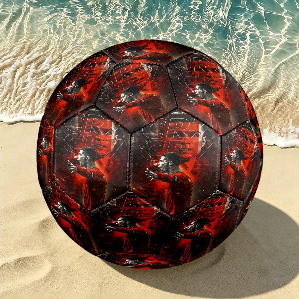 1 pz Pallone da Calcio Cristiano Ronaldo Taglia 5, Adatto per Partite di Allenamento/Allenamento per Tornei, Leggero e Resistente. cl7026