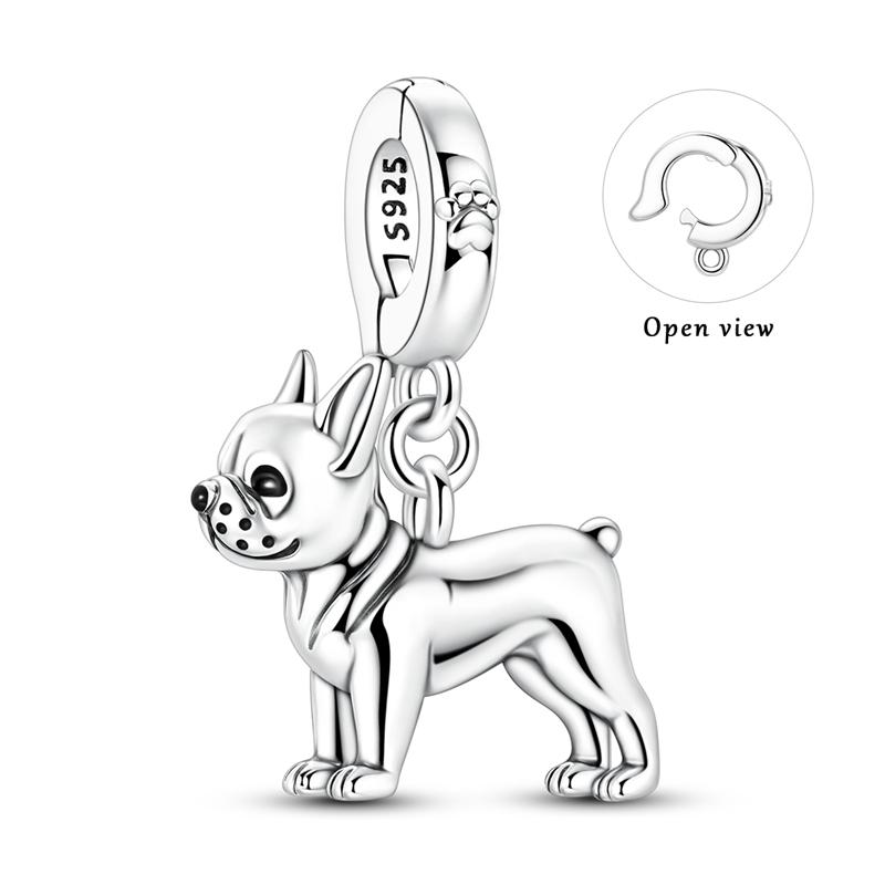 925 Sterling Silver Charms Bead Pendant Butterfly Dog Humpback Bird Firefly Whale Charms Fit Original Bracelet DIY Women Jewelry
