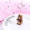 Folder Clip Stationery Kawaii Message Holder Bread Cat Memo Clip Photo Card Stand Memo Holder