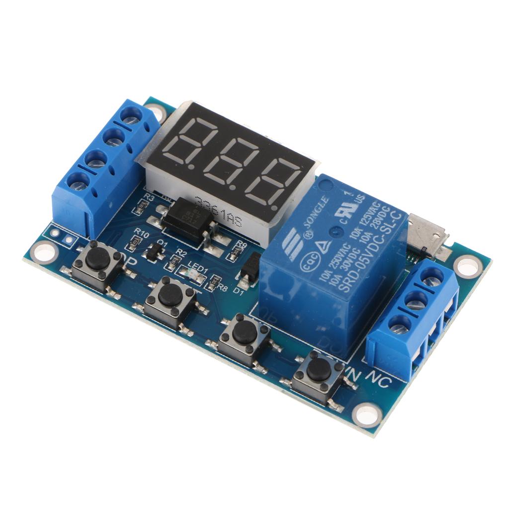 630V Adjustable Relay Timer Cycle Module Switch Trigger Time Delay ...