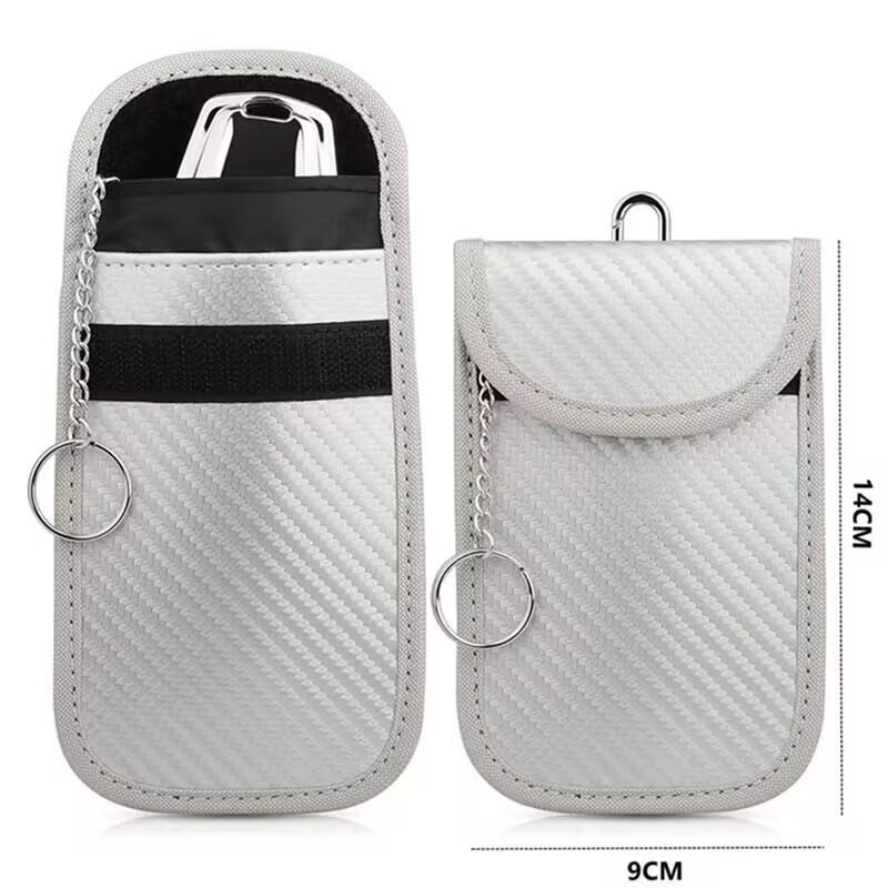 Compact Faraday Bag: Anti-Theft RFID & Signal Shielding for Mobile Phones & Car Keys