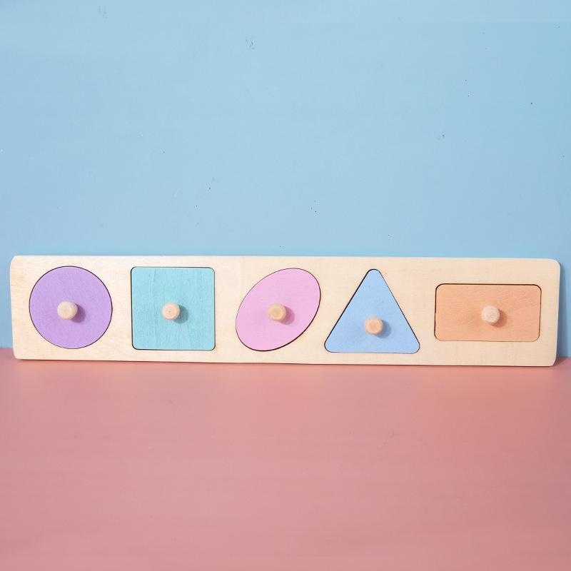 Handheld Montessori Magnetic Shape Sorter Puzzle for Children's Intellectual Development