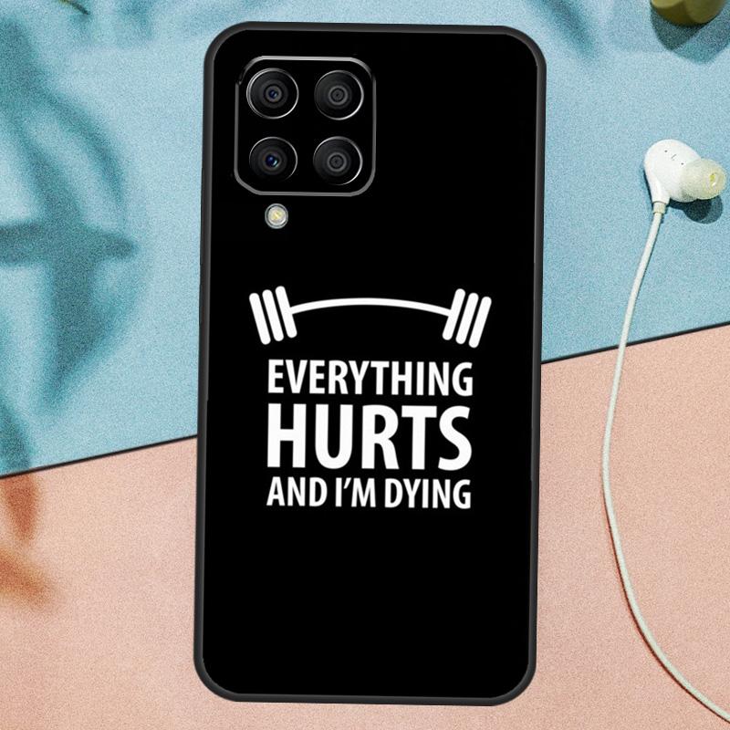 Workout Motivation fitness Gym Case For Samsung Galaxy M21 M31 M51 M12 M32 M52 M13 M23 M33 M53 M20 M30s M14 M34 M54 Cover