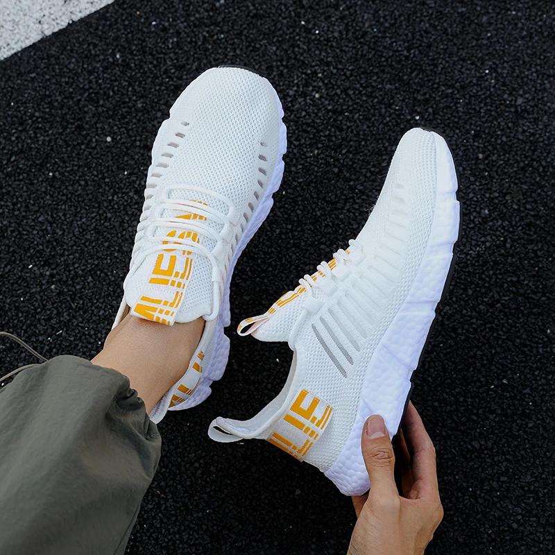 Men'S Vulcanized Shoes Lightweight And Breathable Summer Casual Sports Shoes Casual Running Shoes Outdoor Walking And Hiking